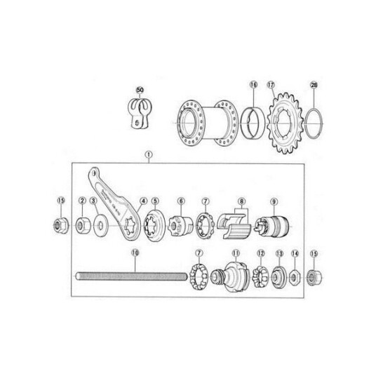 Shimano Koblingskonus Til CB E110
