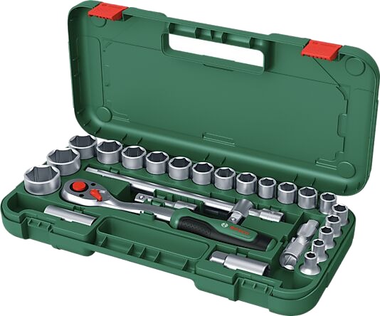 Bosch skralle 1/2" sett a25 Bosch skralle 1/2" sett a25