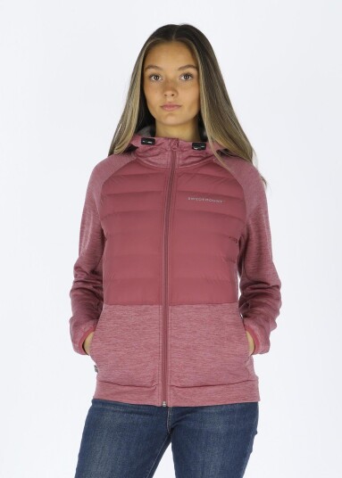 Swedemount Training Hybrid Jacket W Dusty Rose Melange/Lt. Grey Me 34 Bestselger