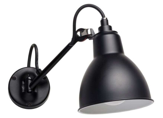 Lampe Gras N104 Vegglampe for Baderom Sort/ Sort – DCWéditions