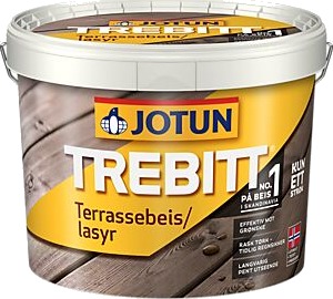 Jotun trebitt terrassebeis skyggebrun 3 liter