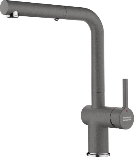Franke Active 2.0 blandebatteri med uttrekkbar tut (grå) Franke Active 2.0 blandebatteri med uttrekkbar tut (grå)