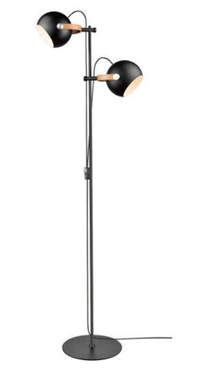 Halo Design DC Gulvlampe Ø18 Sort/ Eik Halo Design DC Gulvlampe Ø18 Sort/ Eik