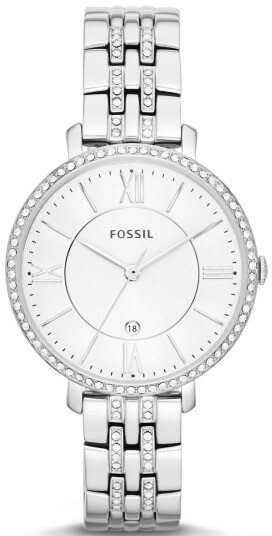 Fossil Dameklokke ES3545 Jacqueline Hvit/Stål Ø36 mm