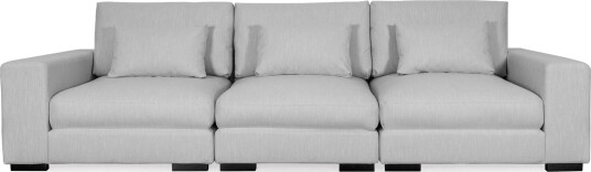 Dubai 3 seters sofa ekstra dyp Lysegrå Dubai 3 seters sofa ekstra dyp Lysegrå