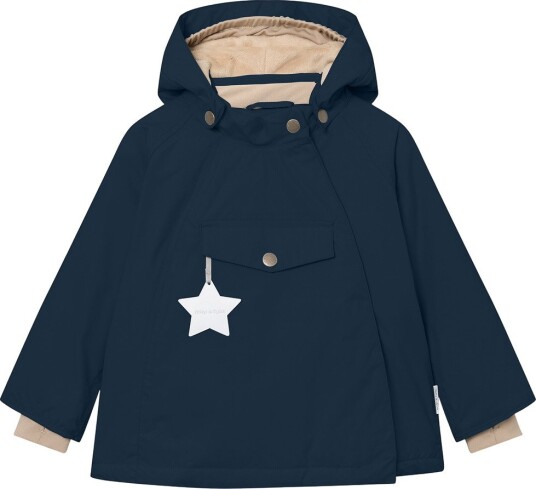 MINI A TURE Matwang Fleece Lined Winter Jacket. Grs   OUTER SPACE   92