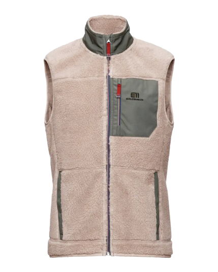 Elevenate Glacier Pile Vest M 010 Ginger Beige L Elevenate Glacier Pile Vest M 010 Ginger Beige L