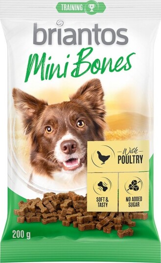Briantos Mini Bones For Hunder Med Fjærkre 2 X 200 G 2 X 200 G