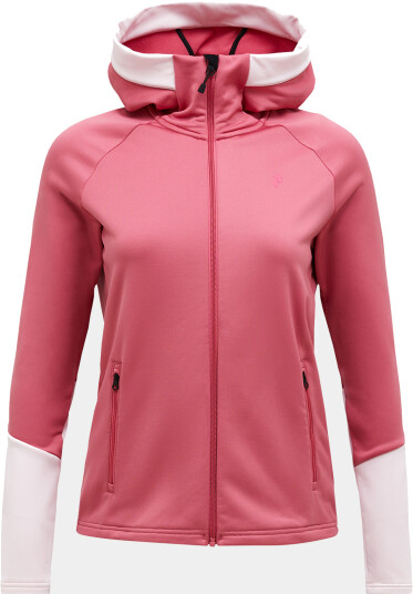 Peak Performance Women"s Rider Essentials Zip Hood Mountain Blush/Frosted Blossom XS