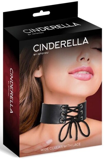 Cinderella Collar With Lace Vegan Leather