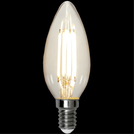LED pære E14 C35 klar 5.9W 3000K 806 lumen