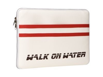 Walk On Water Laptop Boarding Skin - Notebookhylster - 13.3" - Rød, Gulaktig Hvit