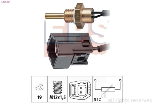 Sensor, motortemperatur EPS 1.830.304