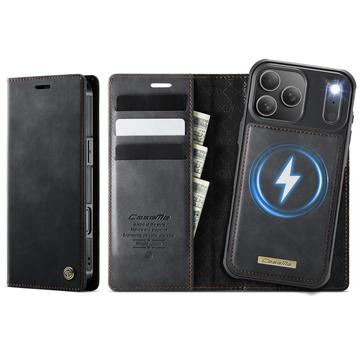 Caseme iPhone 17 Pro C49 2 i 1 avtakbar lommebokveske   MagSafe kompatibel RFID   Svart