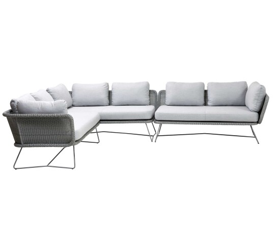 Cane-line Horizon sofagruppe Light grey 2 st høyreende & 1 st venstreende Grå
