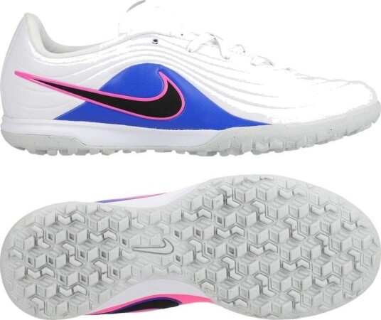 Nike Tiempo Maestro Academy TF Attack   Hvit/Svart/Blå/Rosa Barn   Turf (TF) størrelse 33½