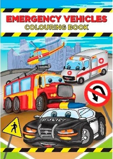 Malebog A4 Emergency Vehicles 16 Sider |