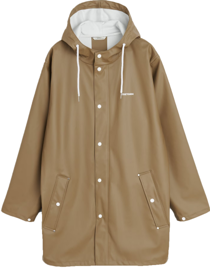 Tretorn Unisex Wings Rain Jacket Shitake L Tretorn Unisex Wings Rain Jacket Shitake L