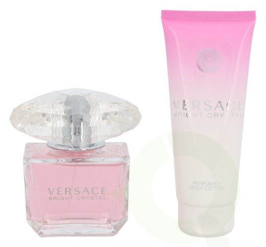 Versace Bright Crystal Giftset 190 ml Eau De Toilette spray 90ml/body lotion 100ml