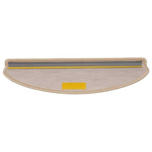 vidaXL Selvklebende trappematter sisal 15 stk 65x25 cm lys beige
