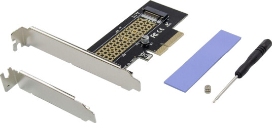 MICROCONNECT PCIe x4 M.2 NVMe SSD Adapter MICROCONNECT PCIe x4 M.2 NVMe SSD Adapter