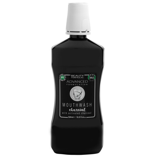 Beauty Formulas Mouthwash Advanced CHARCOAL