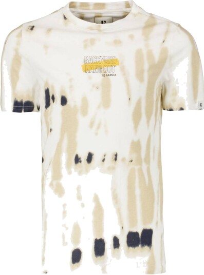 Garcia T skjorte Off White M/ Print (164/170 : 14 15 år)