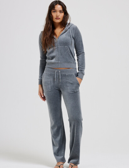 Juicy Couture Del Ray Pocketed Pant - Grey - XXS Juicy Couture Del Ray Pocketed Pant - Grey - XXS