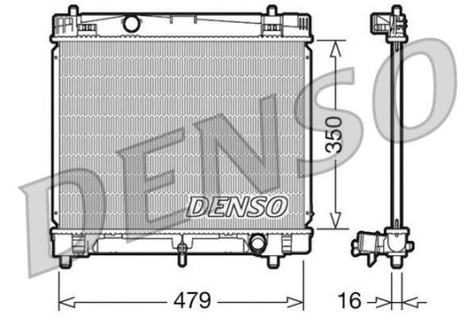 Radiator DENSO DRM50008