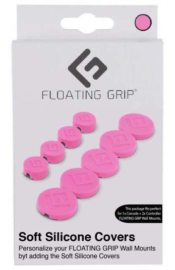 Floating Grip Rosa Veggmonteringsdeksel for Spillkonsoller