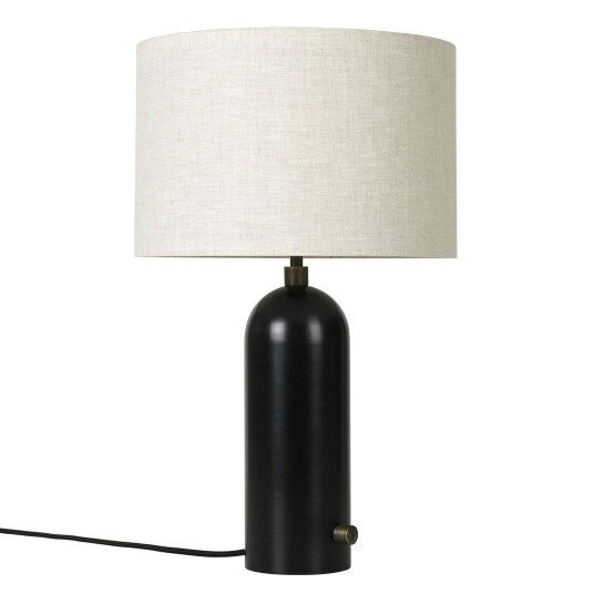 Gravity Bordlampe Liten Sort Marmor / Hvit