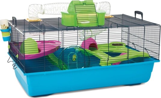 Savic Hamster Heaven 80 Blå Grønn: L 80 X B 50 X H 50 cm Savic Hamster Heaven 80 Blå Grønn: L 80 X B 50 X H 50 cm