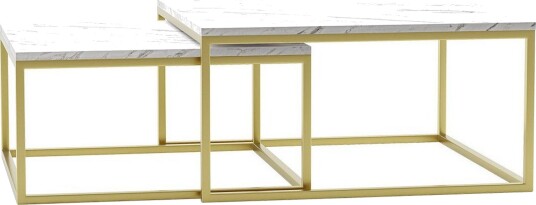 Wardner Sofabord 76 cm - Guld