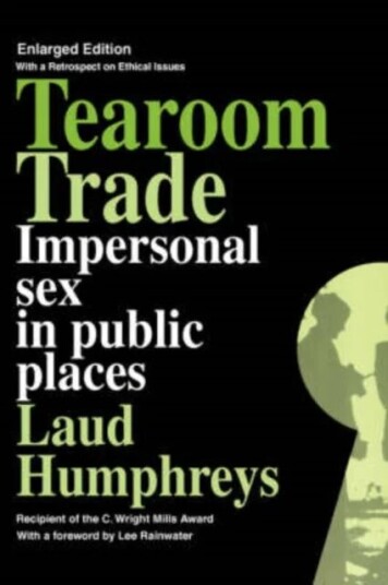 Tearoom Trade Av Laud Humphreys
