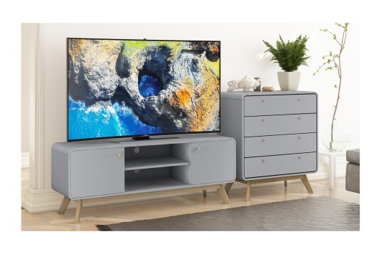 Olivet Kommode 80x39 cm Grå