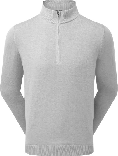 FootJoy Drirelease Half Zip Lined Sweater   Grey   S