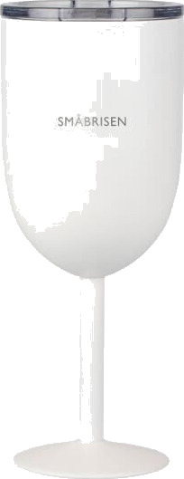 Pictureit - Vinglass termo SMÅBRISEN 35 cl hvit