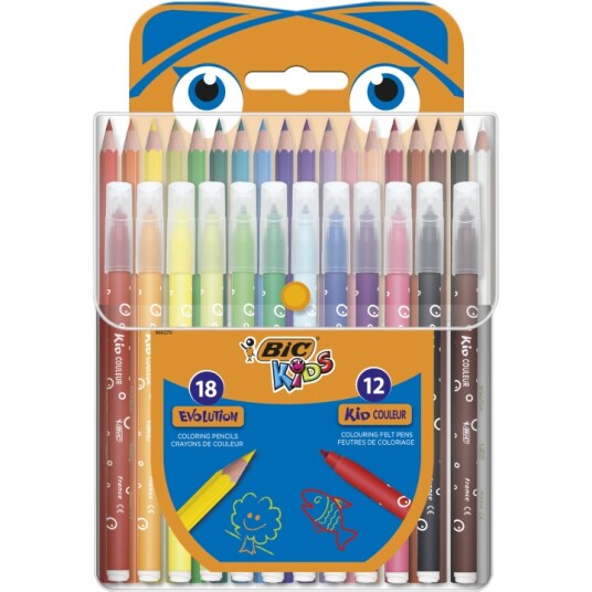 BIC Kids Coloring kit 2 30 pieces BIC Kids Coloring kit 2 30 pieces