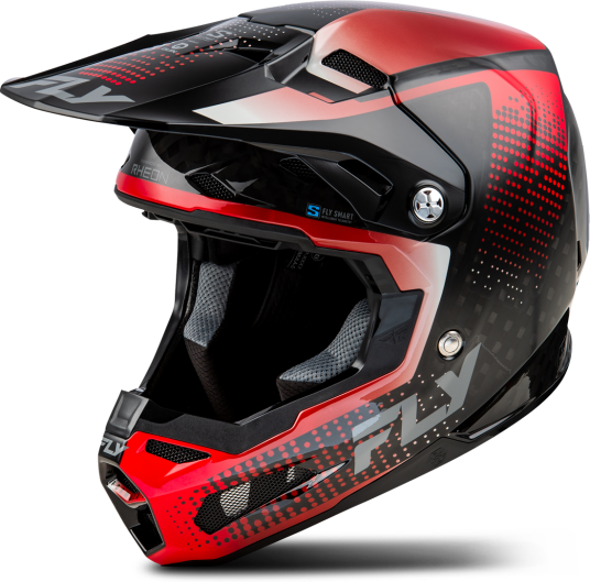FLY Racing Crosshjelm Formula S Svart Carbon-Rød FLY Racing Crosshjelm Formula S Svart Carbon-Rød
