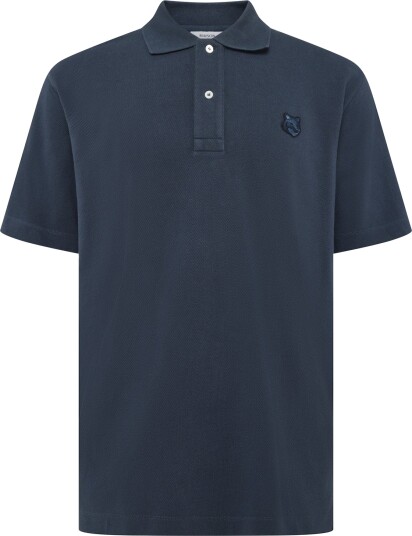 Maison Kitsune Bold Fox Head Patch Comfort Polo Navy M