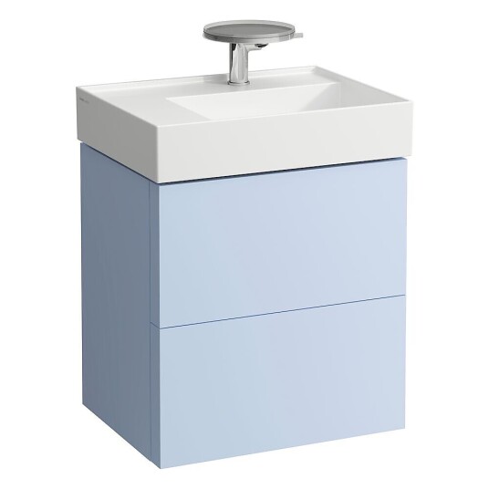 Laufen Kartell Servantskap med 2 skuffer 580x600 mm Grå Blå