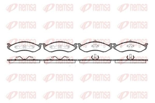 Bremseklosser REMSA 0467.00 Bremseklosser REMSA 0467.00