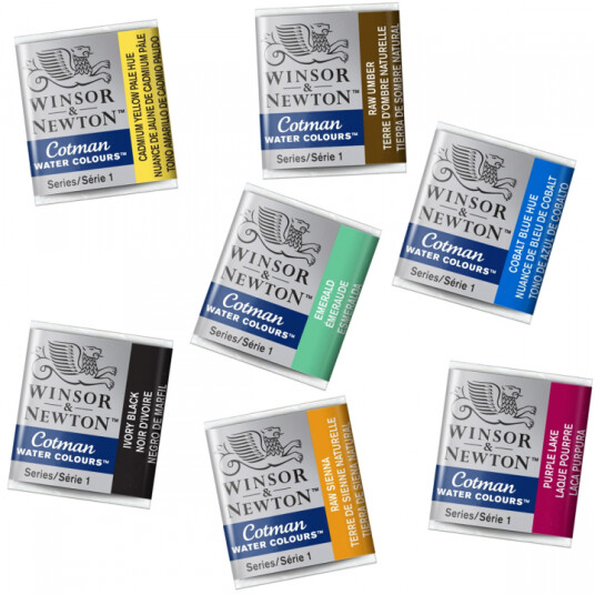 Winsor & Newton Cotman Water Color Half-pan Sepia 609