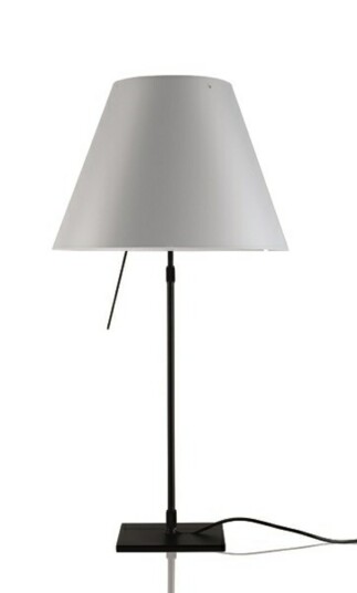 Luceplan Costanza bordlampe svart/hvit dimbar Hvit