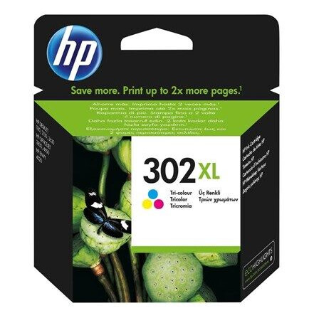 HP 302XL / F6U67AE Tri-Color - Blekkpatron Fargebasert tricolor