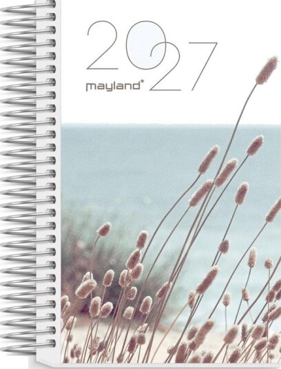 Mayland Mini dagkalender m/4 illu. PP plast 2027