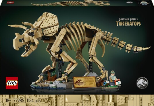 LEGO Jurassic World Dinosaurfossiler: Triceratops 77985
