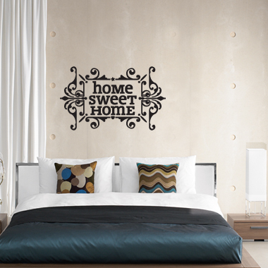 Home sweet home wallsticker av Alan Smithee, 60x37 cm Home sweet home wallsticker av Alan Smithee, 60x37 cm