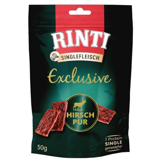 Rinti Single Meat Exclusive Snack Hjort Pure 50 G