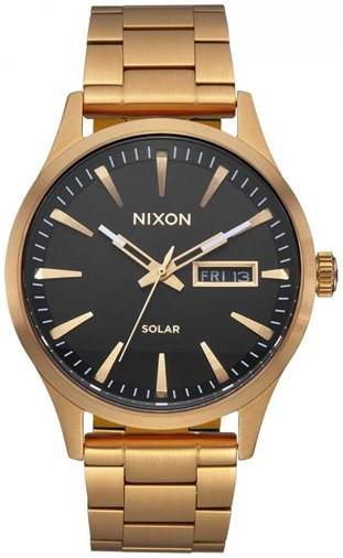 Nixon Herreklokke A1346510 00 Classic Sort/Rose gulltonet stål Ø40
